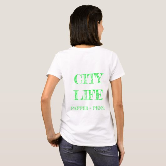 City Rowhome Tshirt (Schwarz voll)