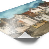 City Scape Edinburgh Nah Print von John Gilholly Fotodruck (Ecke)