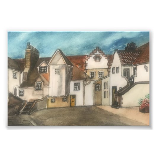 City Scape Edinburgh Nah Print von John Gilholly Fotodruck (Vorne)