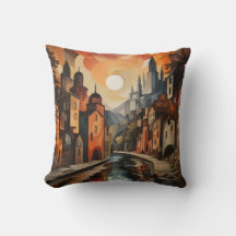 City Scape Impressionismus Stil - 2 Seiten