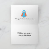 City Scape, individuell anpassbare Geburtstagskart Karte (Innenseite)