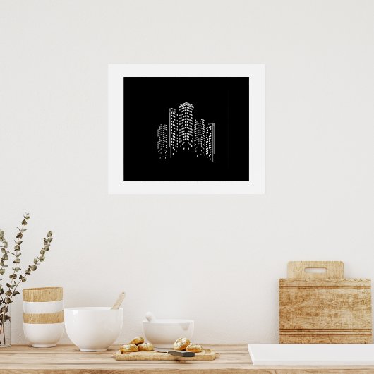 City Scape Poster (Küche)