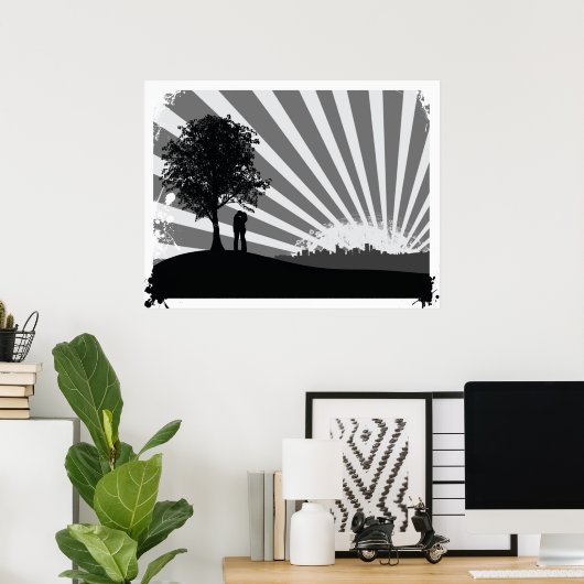 City Scape Poster (Heimbüro)