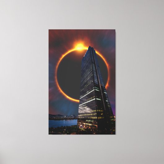 City Scrape Canvas Print Leinwanddruck (Vorderseite)