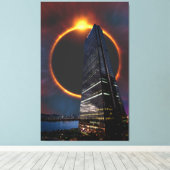 City Scrape Canvas Print Leinwanddruck (Insitu (Holzboden))