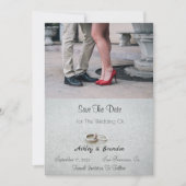 City Sidewalk Save the Date (Vorderseite)