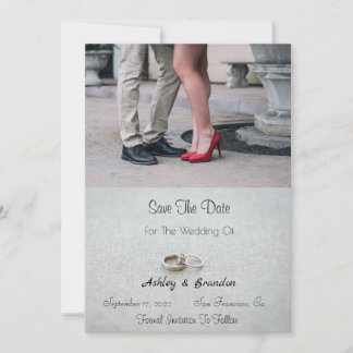 City Sidewalk Save the Date