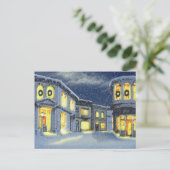 City Sidewalks Postkarte (Stehend Vorderseite)