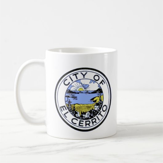 City Siegel El Cerrito, California Coffee Tasse (Links)