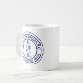 City Siegel - Kolumbien, South Carolina Kaffeetasse (Vorderseite Links)