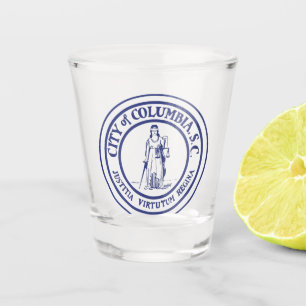 City Siegel - Kolumbien, South Carolina Schnapsglas