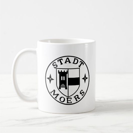 City Siegel Moers, Deutschland Kaffeetasse (Links)