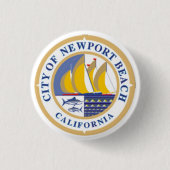 City Siegel Newport Beach, Kalifornien Button (Vorderseite)