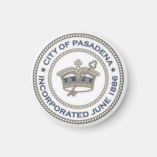 City Siegel Pasadena, Kalifornien Magnet (Vorne)