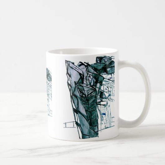 CITY SKETCHER WHITE KAFFEETASSE (Rechts)