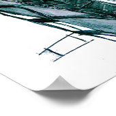 CITY SKETCHER WHITE POSTER (Ecke)