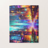 City Skyline Art 3 Foto Puzzles Skyline Internet (Vertikal)