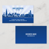 City Skyline Berufliche Visitenkarte (Vorne/Hinten)