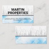 City Skyline | Commercial Properties Visitenkarte (Vorne/Hinten)