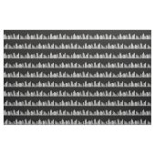 City Skyline in der Nacht Stoff (Fat Quarter (45,7 x 55,9 cm))