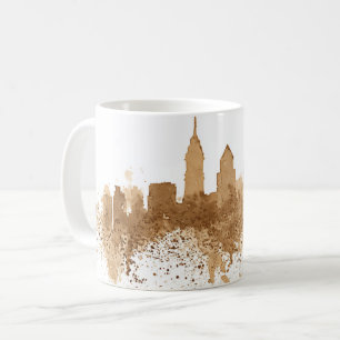 City Skyline Kaffeestube Kunst Kaffeetasse