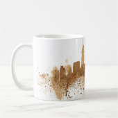 City Skyline Kaffeestube Kunst Kaffeetasse (Links)