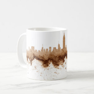 City Skyline Kaffeestube Kunst Kaffeetasse