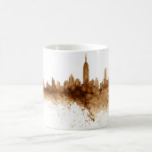 City Skyline Kaffeestube Kunst Kaffeetasse (Mittel)