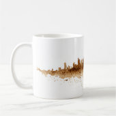 City Skyline Kaffeestube Kunst Kaffeetasse (Links)