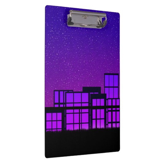 City Skyline Klemmbrett (Rechts)