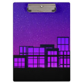 City Skyline Klemmbrett (Vorderseite)