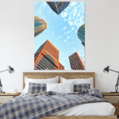 City Skyline Leinwanddruck (Insitu (Schlafzimmer))
