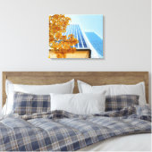 City Skyline Leinwanddruck (Insitu (Schlafzimmer))