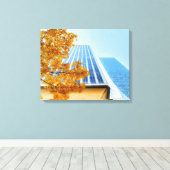 City Skyline Leinwanddruck (Insitu (Holzboden))