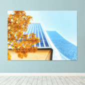 City Skyline Leinwanddruck (Insitu (Holzboden))