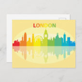 City Skyline | London, England Postkarte (Vorne/Hinten)