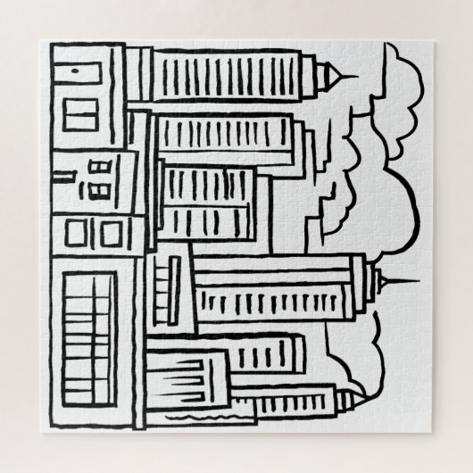 City Skyline Puzzle (Horizontal)