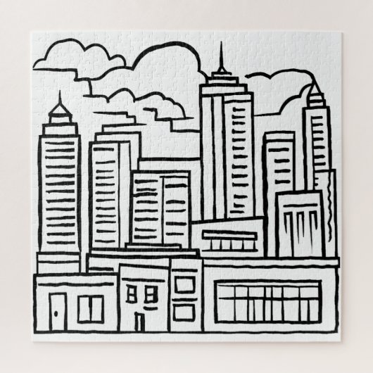 City Skyline Puzzle (Vertikal)