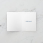 City Skyline Vielen Dank Dankeskarte (Innenseite)