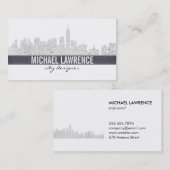 City Skyline Visitenkarte (Vorne/Hinten)