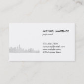 City Skyline Visitenkarte (Rückseite)