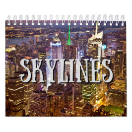 City Skylines Collection Mauerkalender Kalender