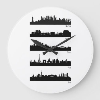 City Skylines - Welt Große Wanduhr