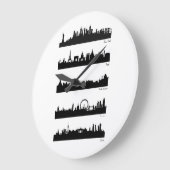 City Skylines - World 2 Große Wanduhr (Winkel)