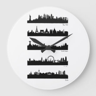 City Skylines - World 2 Große Wanduhr