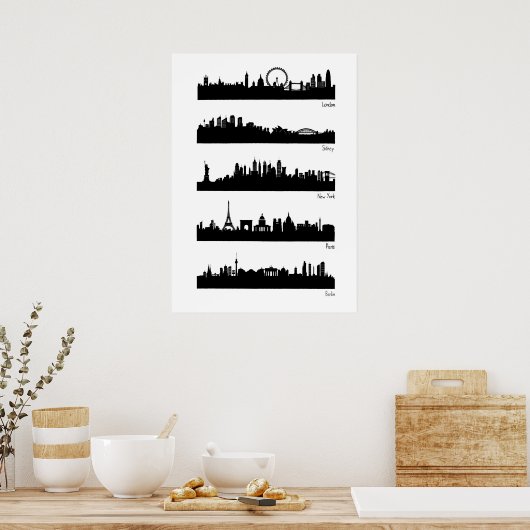 City Skylines - World 3 Poster (Küche)