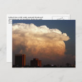 City Storm Postcard Postkarte (Vorne/Hinten)