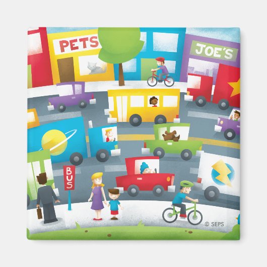 City Street Magnet (Vorne)