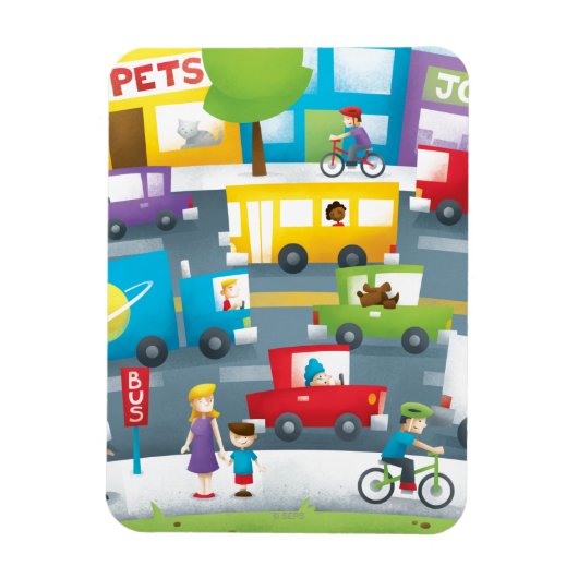 City Street Magnet (Vertikal)