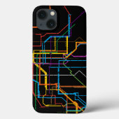 City subway map Case-Mate iPhone hülle (Rückseite)